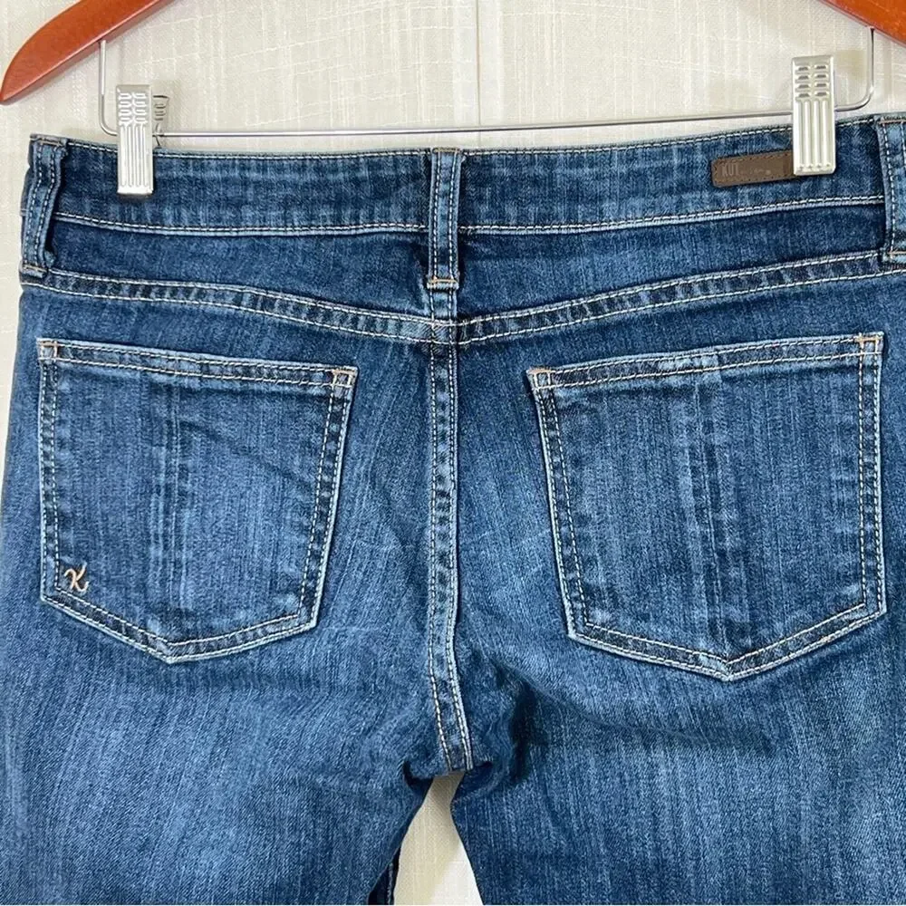 KUT from the Kloth Denim Jean Shorts Bermuda Length Jorts Size 4